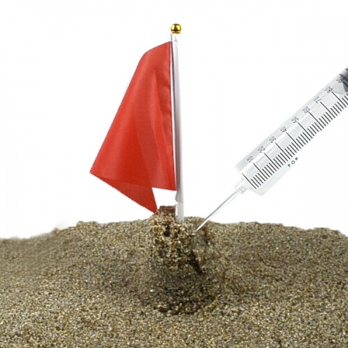 모래성에 꽂은깃발 쓰러뜨리기 세트
