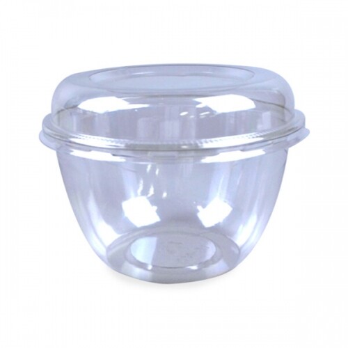 뚜껑이 있는 투명한플라스틱 그릇(1L)