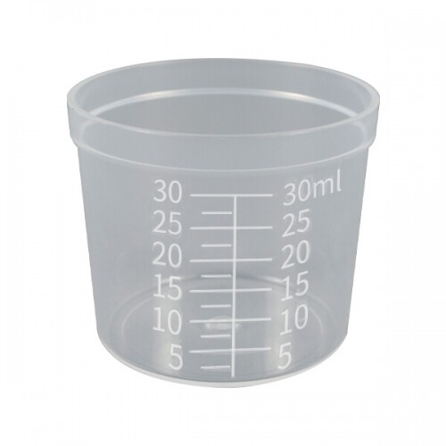 눈금 있는 작은 컵(10개입)(30ml, 플라스틱)