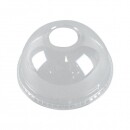 투명한 플라스틱 컵 뚜껑(50개입)(돔 뚜껑 1구, 14온스)
