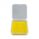 노란색 플라스틱 구슬(케이스입)(지름2mm, 20g, 약850개입)