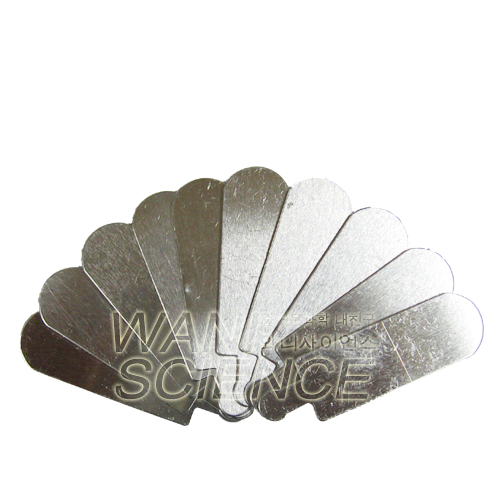 과일전지용 알루미늄판 (10개입,3.9*1.1cm)